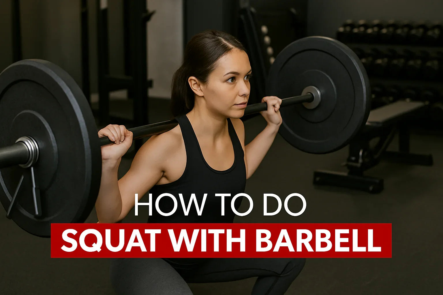 squat with barbell