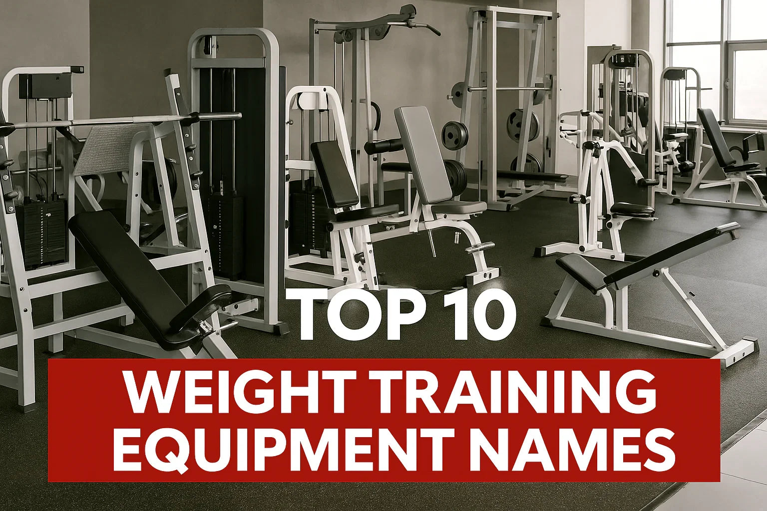 Top 10 Weight Training Equipment Names.