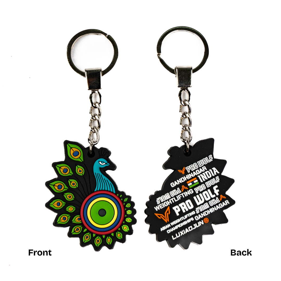 Asian weightlifting championships 2026 Offical Logo Keychain