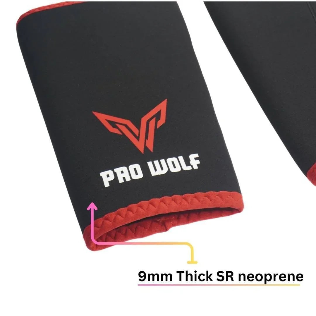 9mm Knee Sleeves (Level 2) Knee Cap - PRO WOLF