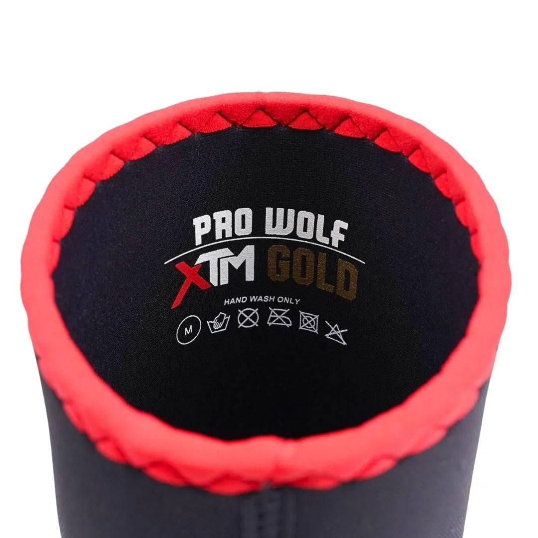 XTM Gold 7mm Knee Sleeves Powerlifting Knee Cap 2nd Gen (Level 4+) - PRO WOLF