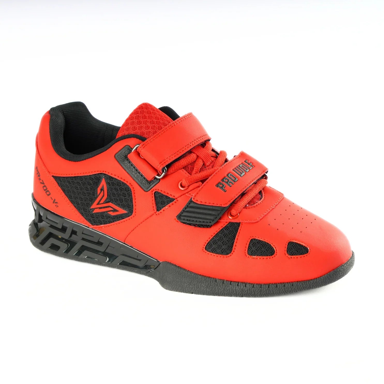 PRx700 V2 Weightlifting Squat Shoes - Red - Lifting Shoes PRO WOLF