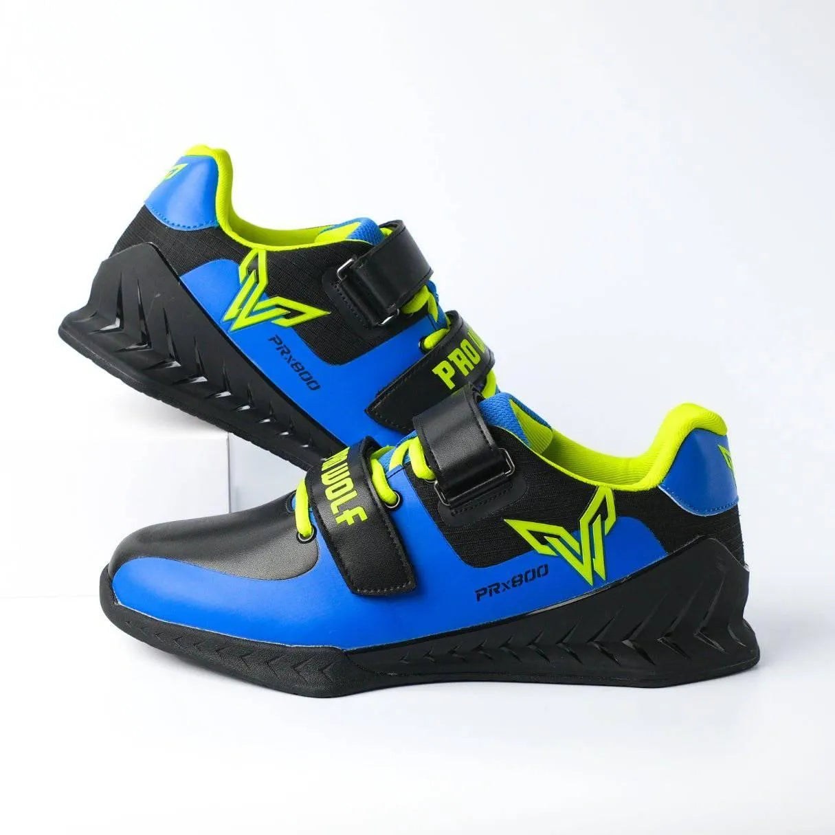 PRx800 Wider Toe Box Weightlifting Squat Gym Shoe - BLUE - PRO WOLF