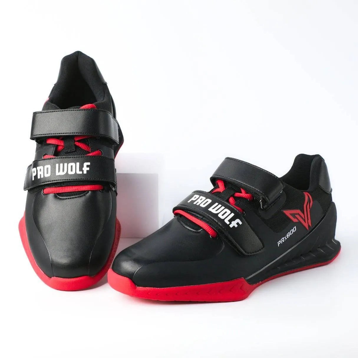 PRx800 Wider Toe Box Weightlifting Squat Gym Shoe - Black - PRO WOLF