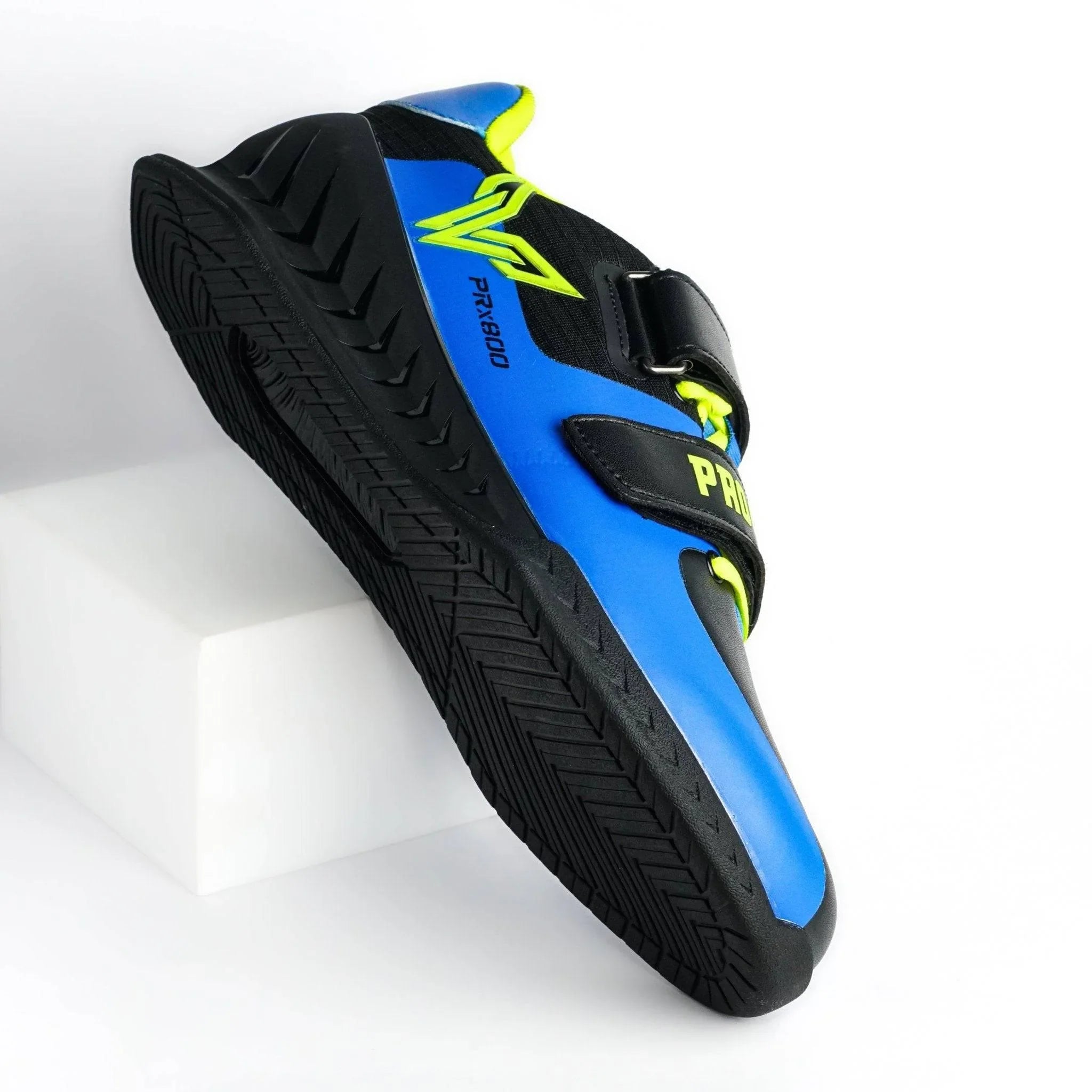 PRx800 Wider Toe Box Weightlifting Squat Gym Shoe - BLUE - PRO WOLF