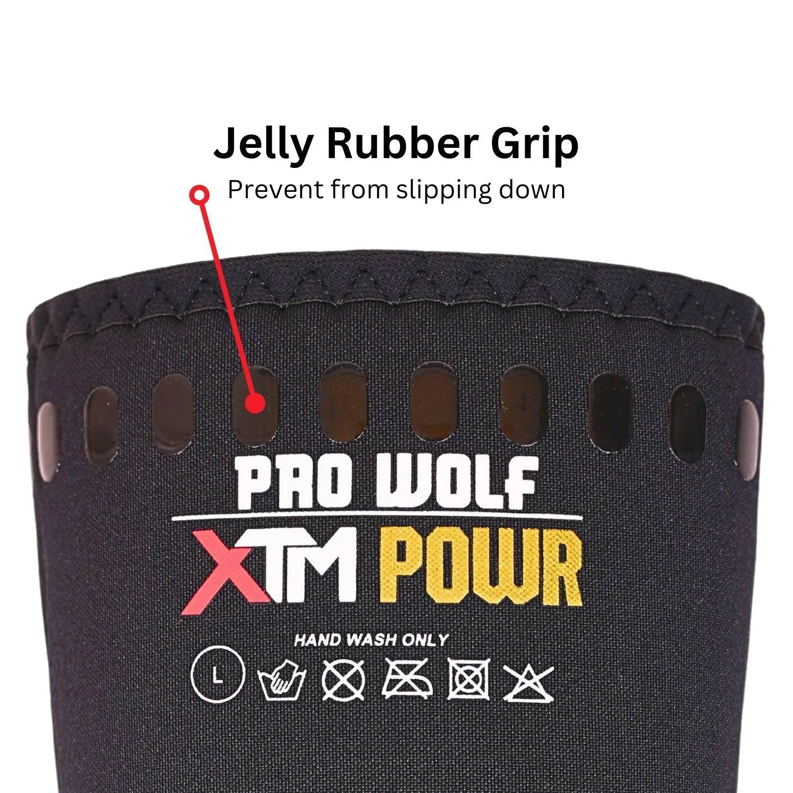 XTM POWR 7mm Knee Sleeves Powerlifting (Level 3) - PRO WOLF