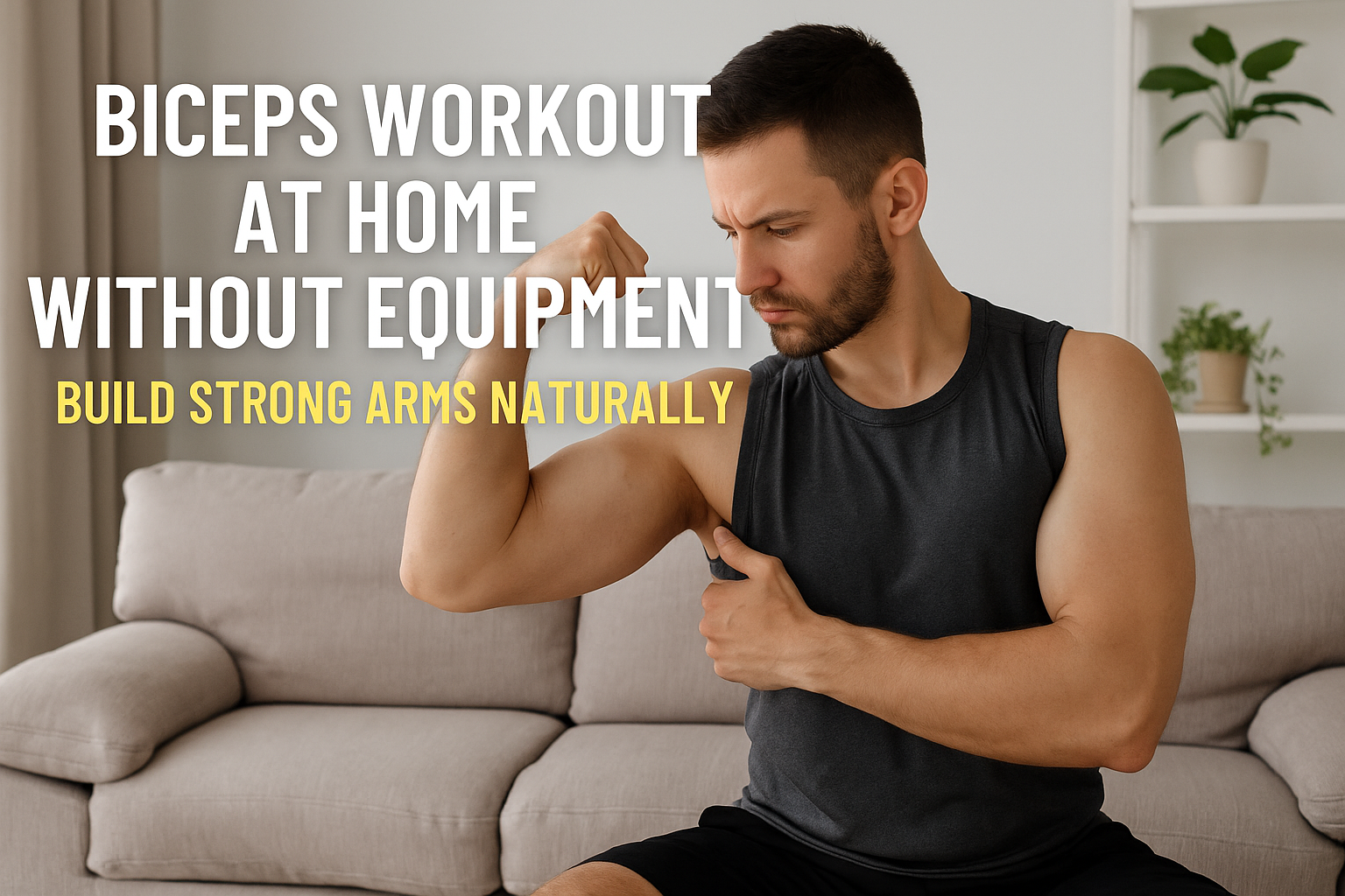 Biceps Workout at Home Without Equipment: Build Strong Arms Naturally