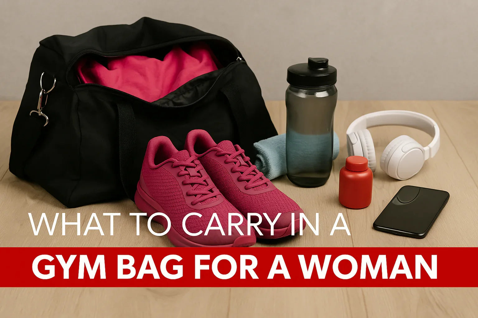 What to Carry in a Gym Bag for a Woman?