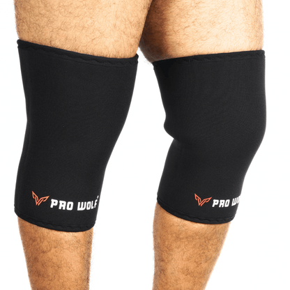 7mm Knee Sleeves 3rd Generation (Level 2) Knee Cap-BLACK -  PRO WOLF