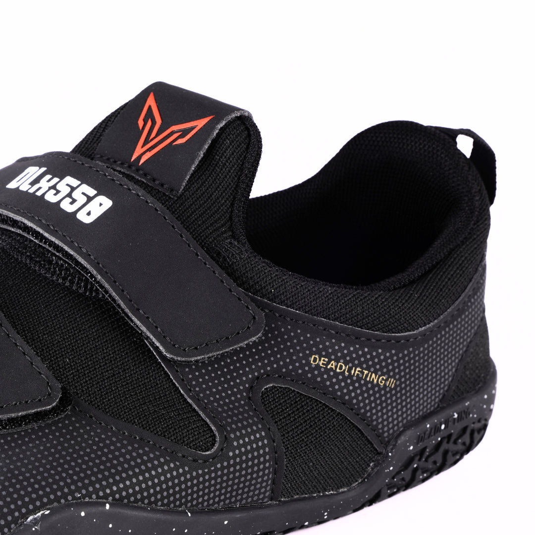 DLx550 Deadlift Barefoot Gym Shoes - Black - Lifting Shoes PRO WOLF