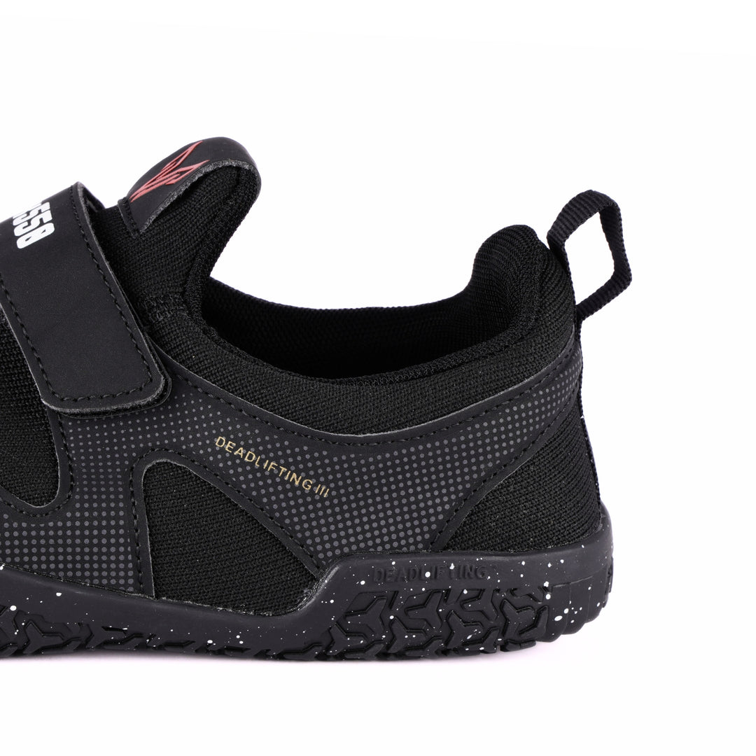 DLx550 Deadlift Barefoot Gym Shoes - Black - Lifting Shoes PRO WOLF
