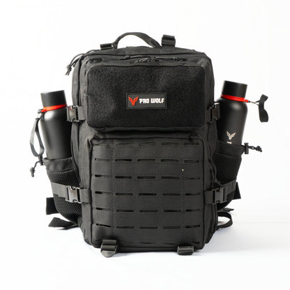 Hydro 25L-ProWolf Athlete Gym Backpack for Gym & Travel Bag | BLACK
