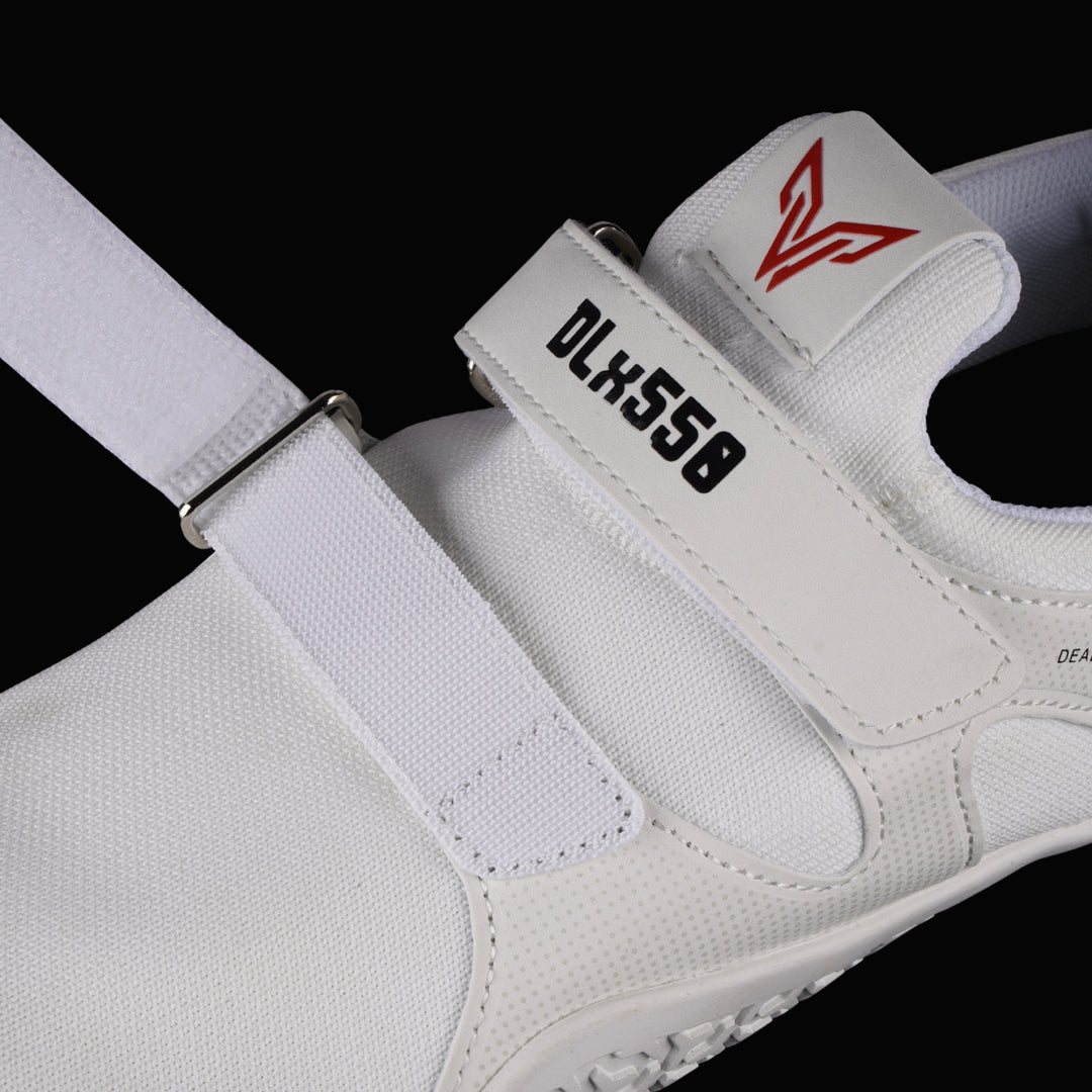 DLx550 Deadlift Barefoot Gym Shoes - White - Lifting Shoes PRO WOLF