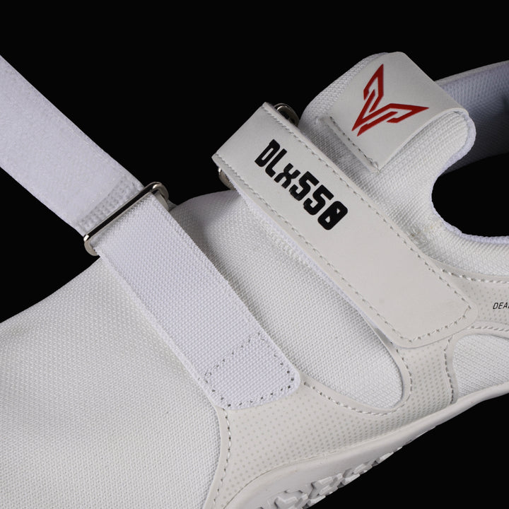 DLx550 Deadlift Barefoot Gym Shoes - White - Lifting Shoes PRO WOLF