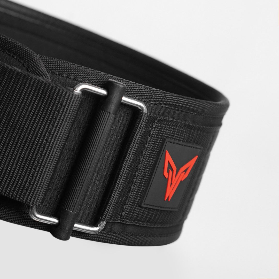 weight lifting belt close up