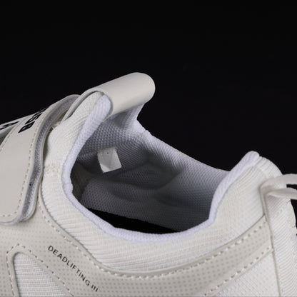 DLx550 Deadlift Barefoot Gym Shoes - White - Lifting Shoes PRO WOLF