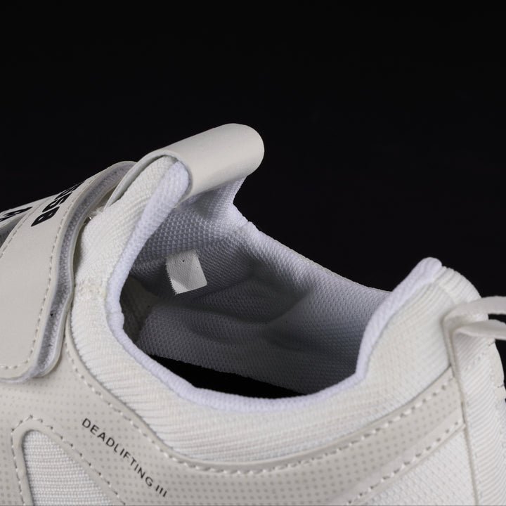 DLx550 Deadlift Barefoot Gym Shoes - White - Lifting Shoes PRO WOLF