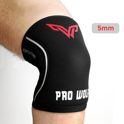 5mm Knee Sleeves Weightlifting (Level 1) Knee Cap - PRO WOLF