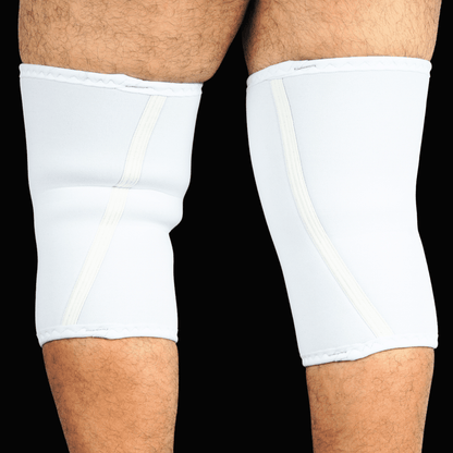 7mm Knee Sleeves 3rd Generation (Level 2) Knee Cap-White - knee sleeves PRO WOLF