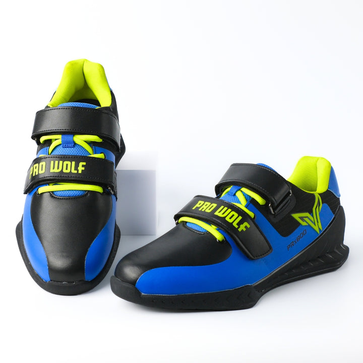 PRx800 Wider Toe Box Weightlifting Squat Gym Shoe - BLUE
