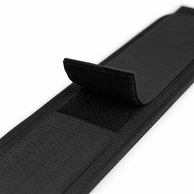 Weightlifting Belt Nylon Self Hydrid Locking Belt-Black