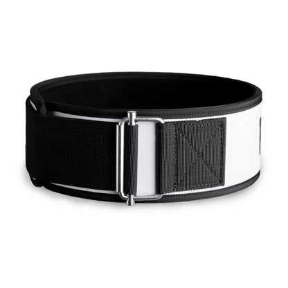 Weightlifting & Powerlifting Belt Neoprene Self Locking - White - PRO WOLF