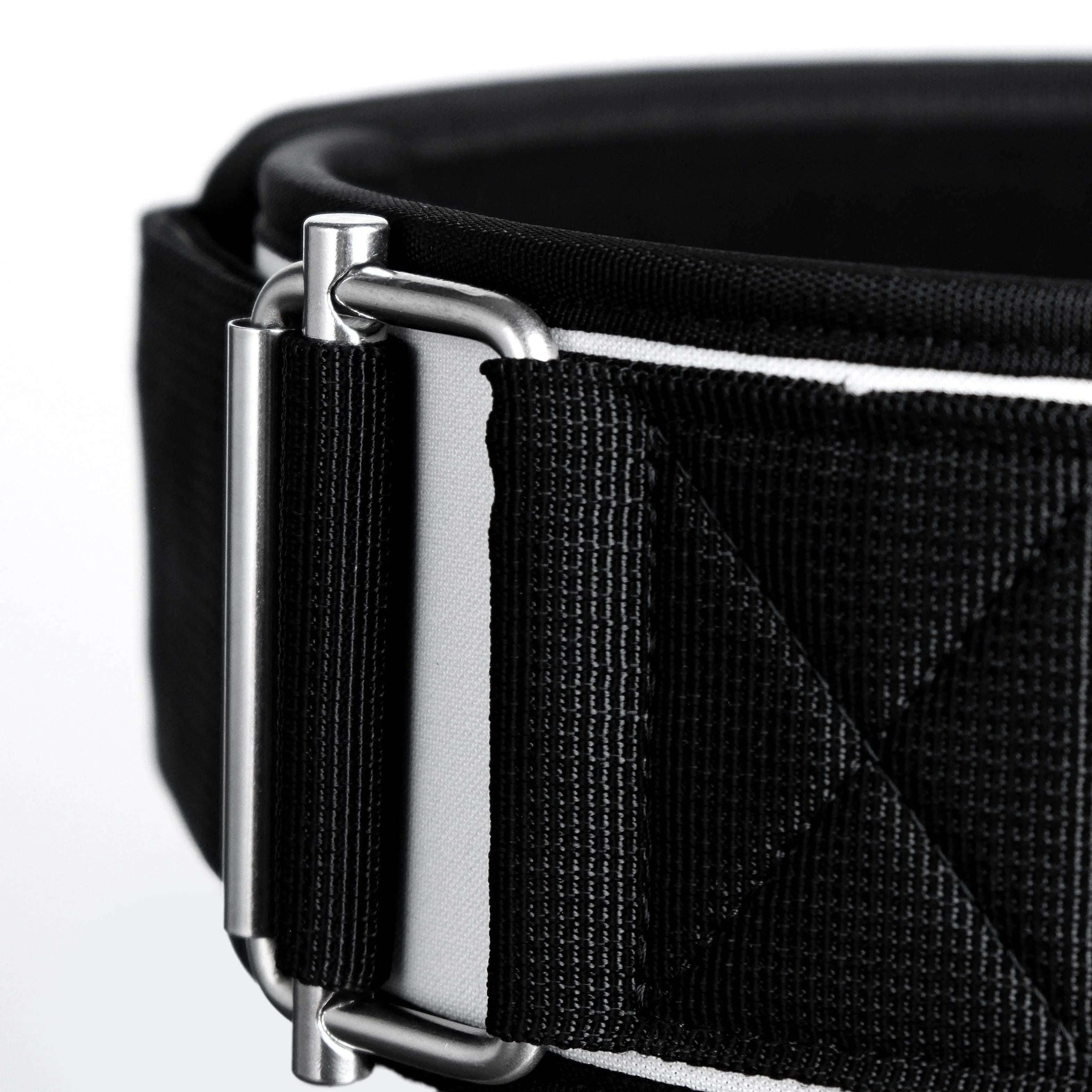 Weightlifting & Powerlifting Belt Neoprene Self Locking - White - PRO WOLF