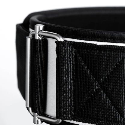 Weightlifting & Powerlifting Belt Neoprene Self Locking - White - PRO WOLF