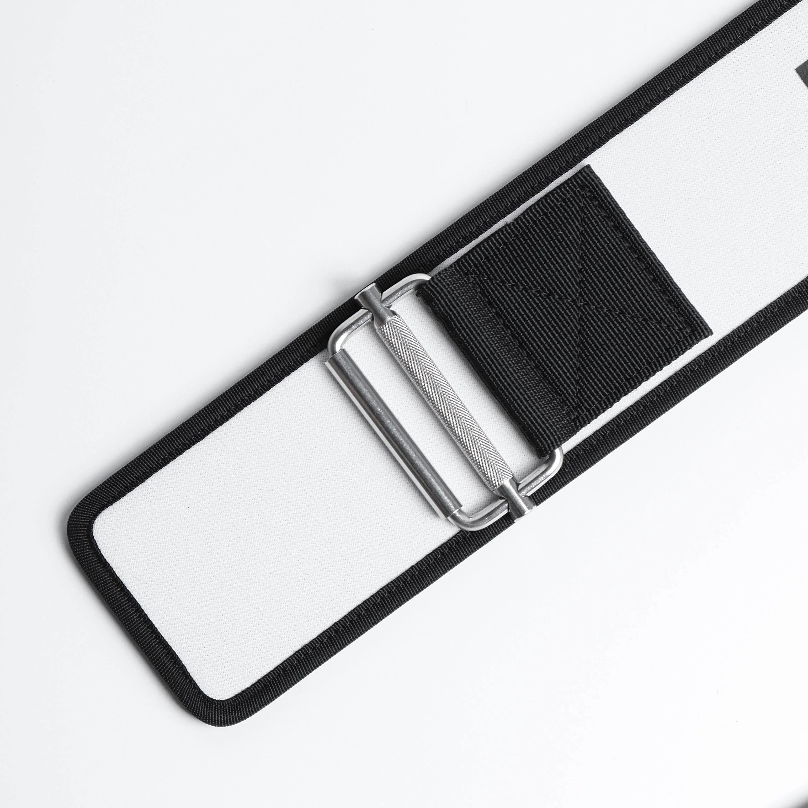 Weightlifting & Powerlifting Belt Neoprene Self Locking - White - PRO WOLF