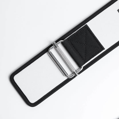 Weightlifting & Powerlifting Belt Neoprene Self Locking - White - PRO WOLF