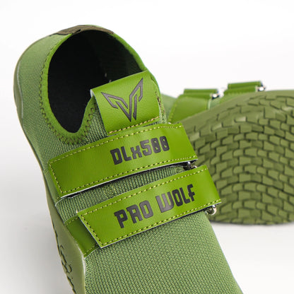 DLx500 Deadlift Barefoot Gym Shoes - ARMY GREEN - PRO WOLF