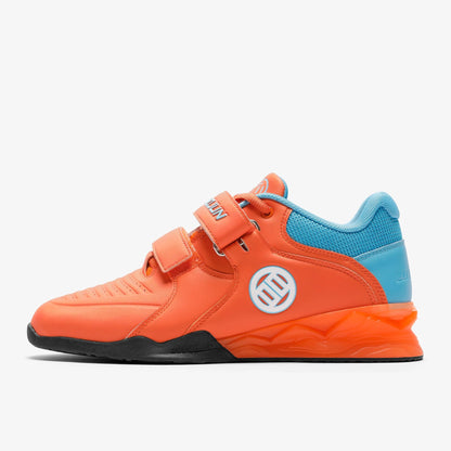 LUXIAOJUN Weightlifting Shoes -Power Orange Edition - Lifting Shoes PRO WOLF