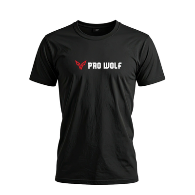 Lifters Tshirt -Cotton Black - singlet PRO WOLF