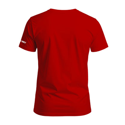 Lifters Tshirt -For Singlet Red - singlet PRO WOLF