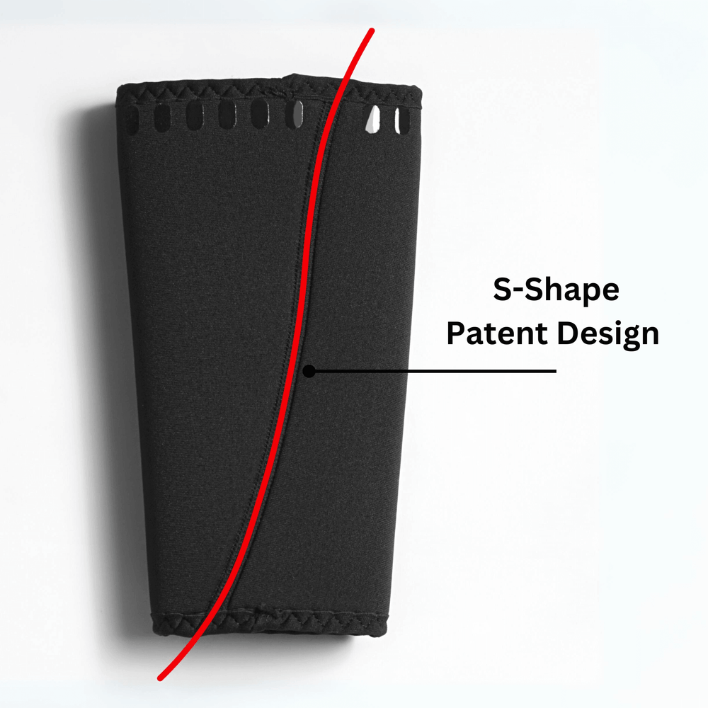 Knee sleeves S shape patent design 