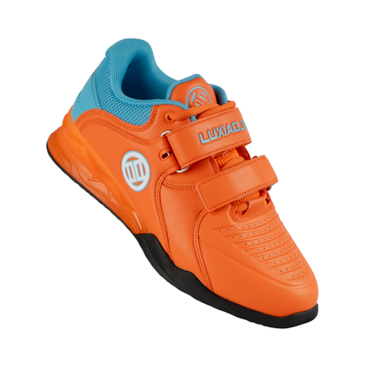 LUXIAOJUN Weightlifting Shoes -Power Orange Edition - Lifting Shoes PRO WOLF
