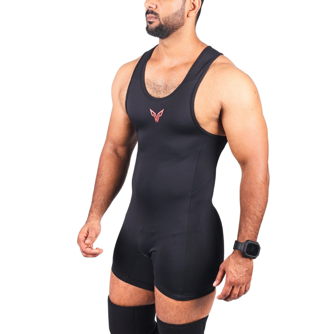 Powerlifting Singlet BLACK (Male/Female) -  PRO WOLF