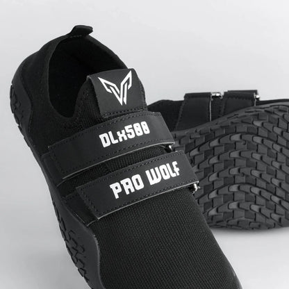 DLx500 Deadlift Barefoot Gym Shoes - Black | ProWolf - PRO WOLF