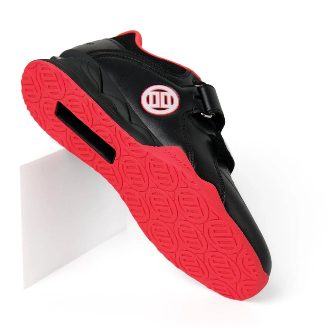 LUXIAOJUN Weightlifting Shoes BLACK RED PRO WOLF