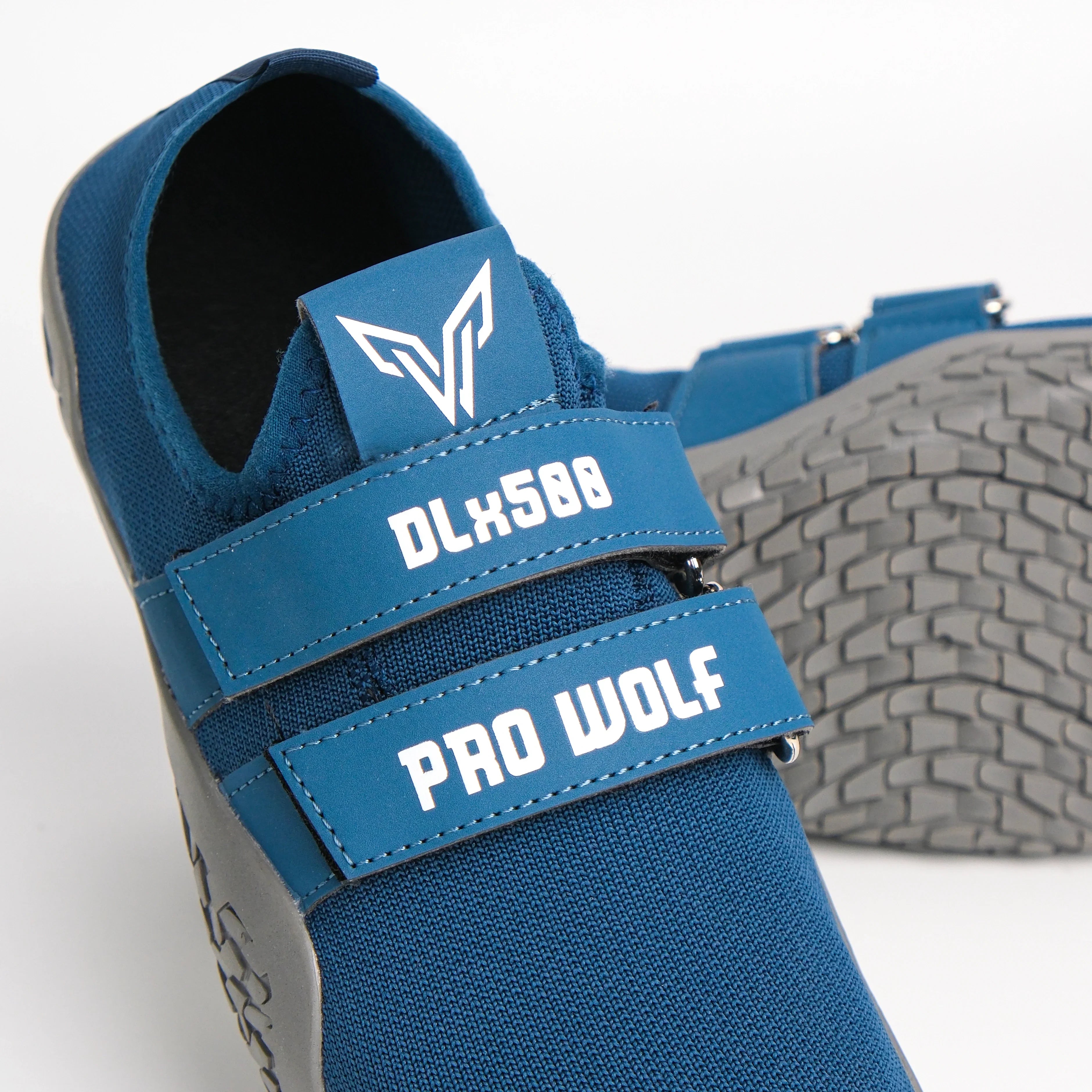 DLx500 Deadlift Barefoot Gym Shoes - Blue | ProWolf - Lifting Shoes PRO WOLF