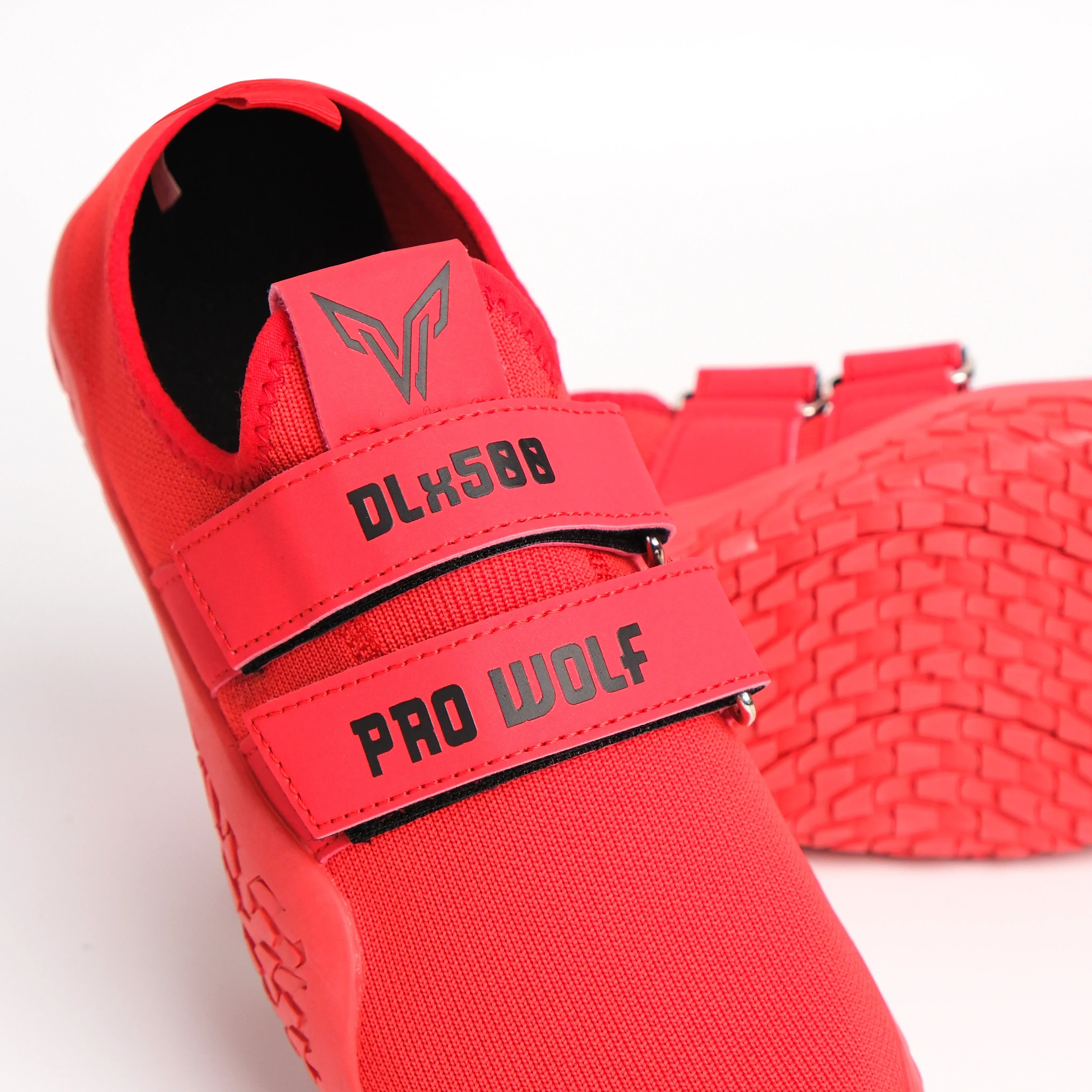 DLx500 Deadlift Barefoot Gym Shoes - Red | ProWolf - Lifting Shoes PRO WOLF