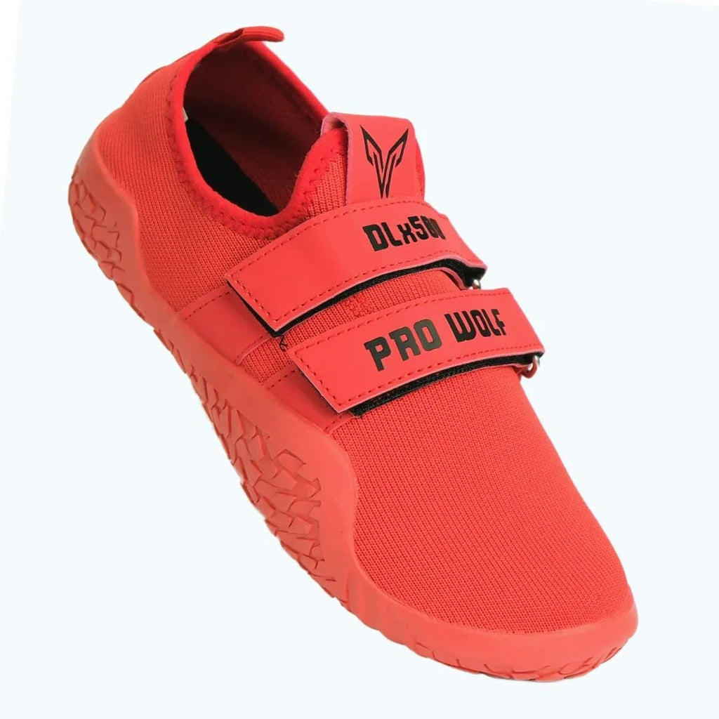 DLx500 Deadlift Barefoot Gym Shoes Red ProWolf