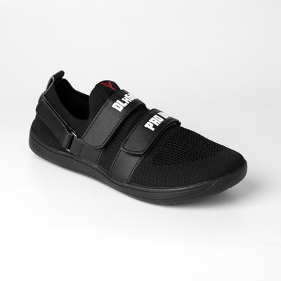 DLx600 Wider Toe Box Deadlift Barefoot Gym Shoes - Black - Lifting Shoes PRO WOLF