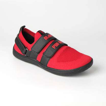 DLx600 Wider Toe Box Deadlift Barefoot Gym Shoes - Red - Lifting Shoes PRO WOLF