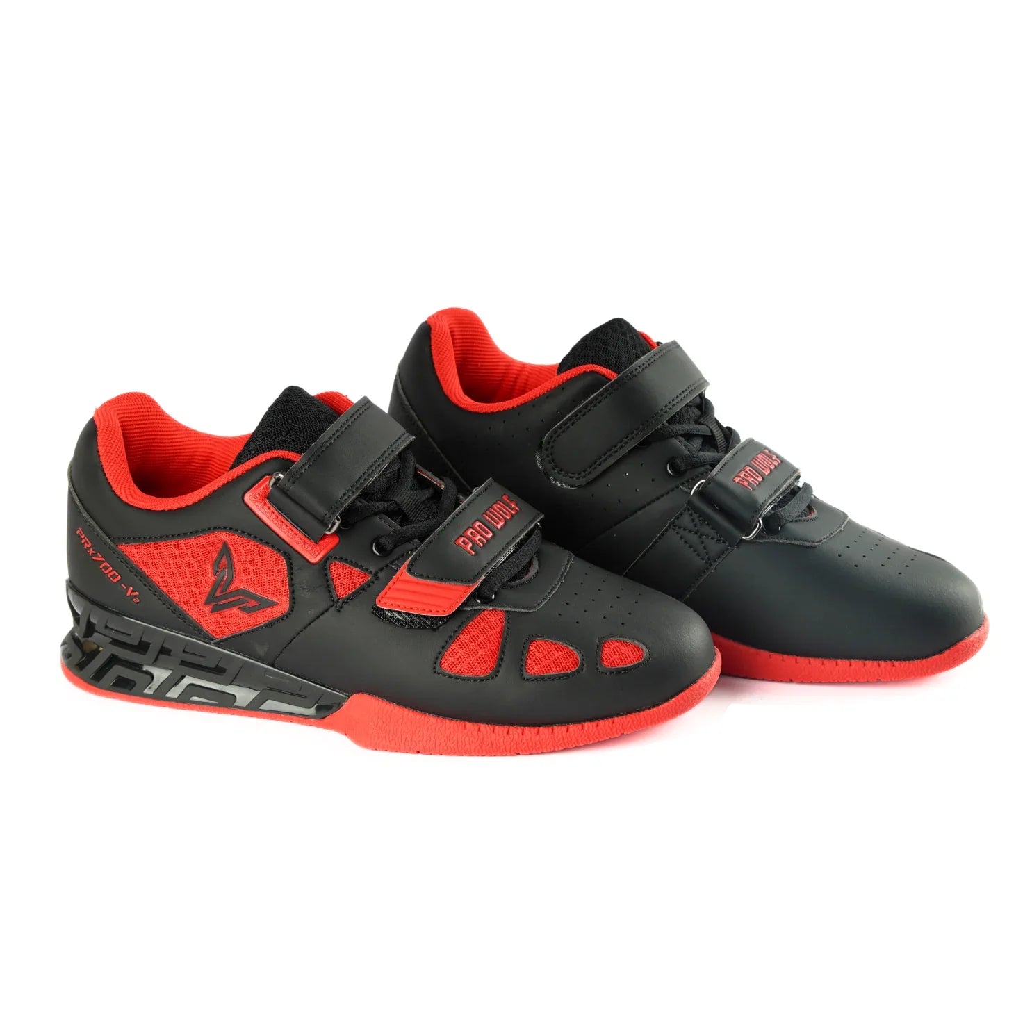 PRx700 V2 Weightlifting Squat Shoes - Black - Lifting Shoes PRO WOLF