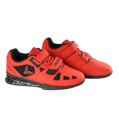 PRx700 V2 Weightlifting Squat Shoes - Red - Lifting Shoes PRO WOLF
