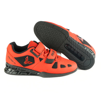 PRx700 V2 Weightlifting Squat Shoes - Red - Lifting Shoes PRO WOLF