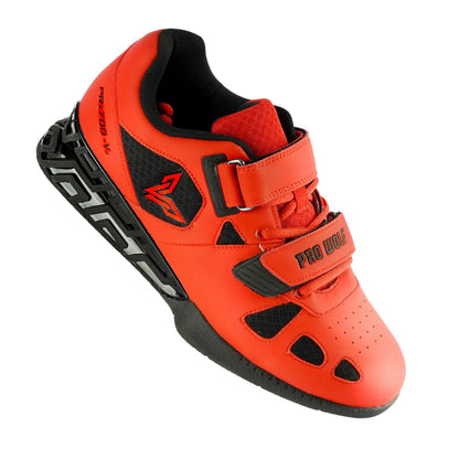 PRx700 V2 Weightlifting Squat Shoes - Red - Lifting Shoes PRO WOLF