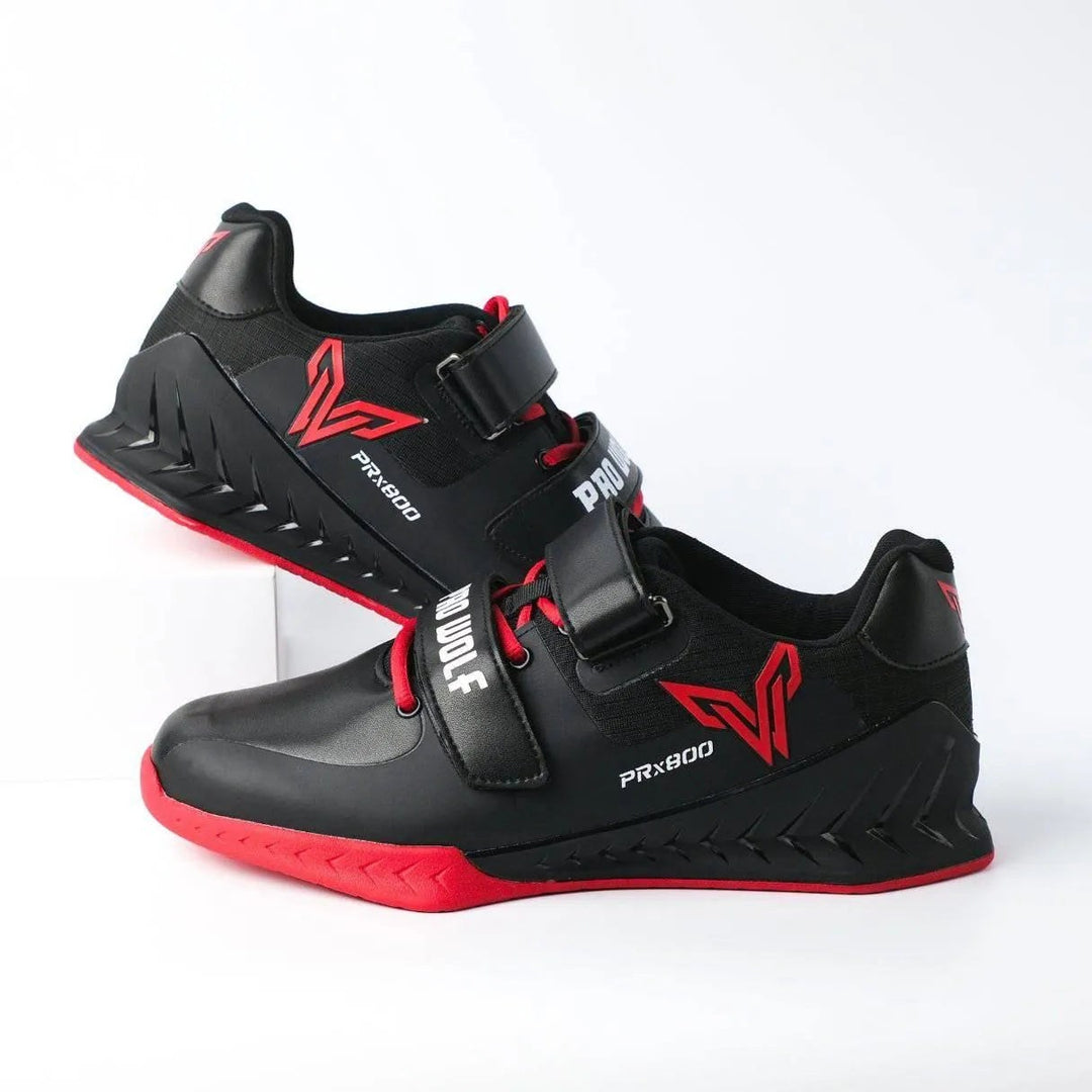 PRx800 Wider Toe Box Weightlifting Squat Gym Shoe Black PRO WOLF