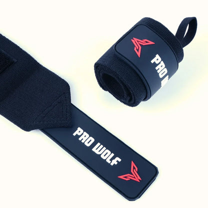 Powerlifting Wrist Wraps 100cm - Straps and Band PRO WOLF